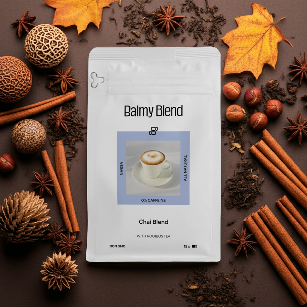 Zmes na chai latte bez kofeínu 180g